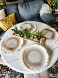 Bohemian Round Placemats set of 4