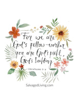 FULL COLLECTION of 12 Seasonal Florals & Typography Scripture for Digital Download