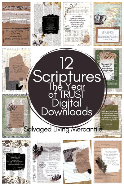 Radical Trust Vintage Paper Designed Scripture Prints for Digital Download